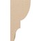 Ekena Millwork 7"W x 7"D x 14"H Wide Ridgewood Rough Cedar Woodgrain TimberThane Corbel, Primed Tan CORUR07X07X14RIDRCPR - alternate 5